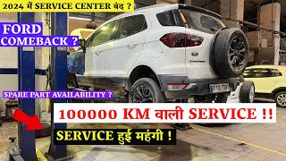 FORD ECOSPORT DIESEL की 100000 KM वाली SERVICE   SERVICE COST  FORD COMEBACK NEWS  ford [upl. by Rubio]