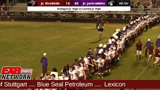 EAB Sports Network Ricebirds vs Jackrabbits  Lonoke [upl. by Aven934]