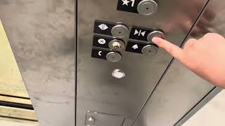 Nice 2019 KONE Ecodisc Traction Elevator 1  West Beach Parkade  White Rock BC [upl. by Ehcsrop]