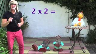 2 x table  Lesson 2  The Two Times Table  multiplication song simply for children  Times Tables [upl. by Erdreid]