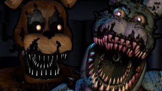 NIGHTMARE FREDDY PLAYS Watch Your Nightmares  A FNAF 4 FAN GAME WITH CAMERAS [upl. by Urissa]