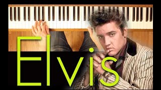 Unchained Melody Elvis Presley Intermediate Piano Tutorial [upl. by Eihcir625]