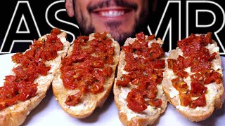 ASMR SUNDRIED TOMATO BREAD EATING SOUNDS NO TALKING MUKBANG [upl. by Daley]