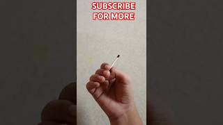 Magic with matchstick magic tricks shorts viral art youtube matchstick craft trend fun [upl. by Leirbma]