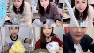 ASMR ICE EATING  FREEZER FROST 🧊 SOFT ICE  CRUSHED ICE [upl. by Llerdnad864]