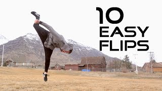 10 Flips Anyone Can Learn  Flip Progressions [upl. by Aem903]