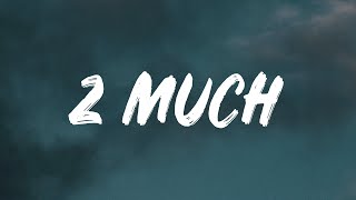 Justin Bieber  2 Much Lyrics [upl. by Hseham]