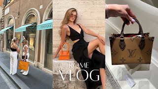 ОБЗОР LOUIS VUITTON  ГУЛЯЕМ ПО РИМУ VALENTINO CARTIER GOLDEN GOOSE И ДР [upl. by Hessney]