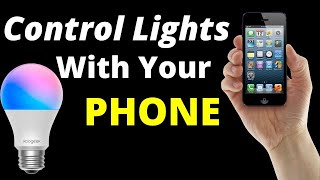 Control Lights with Your Phone  Smart Life App [upl. by Hgeilyak]