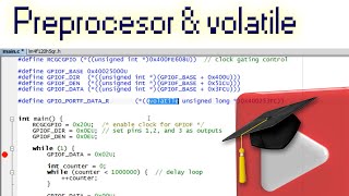 5 Preprocessor and the quotvolatilequot keyword in C [upl. by Renee476]