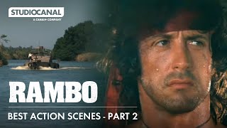 The Rambo Trilogy  Part 2  Best Scenes [upl. by Namrehs]