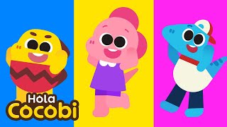 Cabeza Hombros Rodillas Y Pies🙆‍♀️Canciones Infantiles para Niños  Nursery Rhymes  Hola Cocobi [upl. by Yug953]