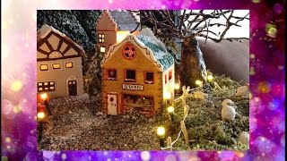 Kerstdorphuisje maken  Make your christmas village [upl. by Bat]