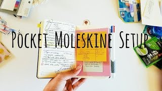 How I Set Up My Pocket Moleskine pt 2 [upl. by Pravit]