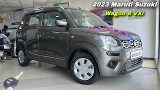 Maruti Suzuki Wagon R Vxi 2023 Price amp Features ❤️ Best Car Under 7 Lakh [upl. by Peursem]