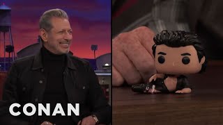 Jeff Goldblum Loves His quotJurassic Parkquot Pop Figures  CONAN on TBS [upl. by Ahsaten]