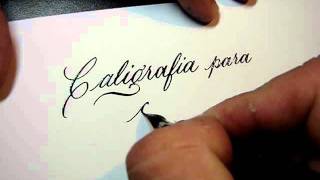 Caligrafia para convites e diplomas  Walmir Medeiros  calligraphy [upl. by Eittol560]