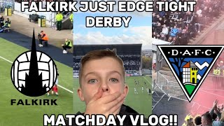 Falkirk Just Edge Tight Derby Falkirk Vs Dunfermline Matchday Vlog ⚽️ [upl. by Aeli262]