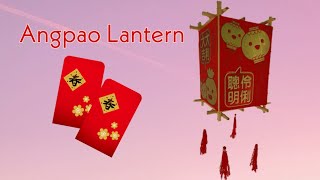 Cara Membuat Lampion Imblek  Angpao Lantern  Lampion dari Angpao  red Envelope Lantern DIY [upl. by Wahlstrom]