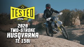 BIKE TEST 2020 TwoStroke Husqvarna TE 150i Review [upl. by Trahurn]