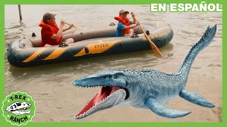 Dinosaurios acuaticos  Videos de dinosaurios y juguetes para niños [upl. by Eanehs]