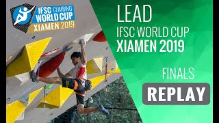 IFSC World Cup Xiamen 2019  Lead finals [upl. by Cacia]