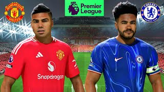 EA FC 25  Manchester United vs Chelsea  Palmer Jackson Lavia  Premier League 2425  PS5  4K HDR [upl. by Doretta698]