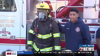 Lawton Firefighters educate elementary schools on fire safety [upl. by Ignace]