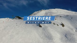 Sestriere – Skiing The Milky Way in Italy  Via Lattea [upl. by Branen]