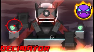 Decimator  Easy Demon   Geometry Dash 22 [upl. by Eikkin]