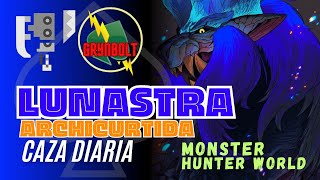 LUNASTRA ARCHICURTIDA  Monster Hunter World  Partiendo cuernos‼️ [upl. by Akinehs449]