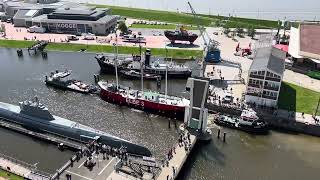 The lightship „Elbe 3“ shines in new splendor after one year in Bredo shipyard [upl. by Garber]