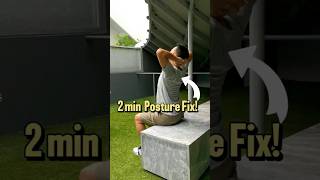 Simple 2 min Posture Drill shorts [upl. by Sweeney]