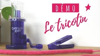 DEMO ✨  Comment Utiliser le Tricotin Automatique [upl. by Esinehs]