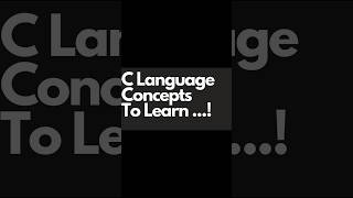 C Language roadmap btechengineering1stshortcollage codingbtech collage 1styear [upl. by Etnovad]