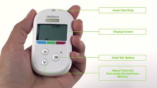 OneTouch Verio Flex® meter Setting Up Your Meter [upl. by Odlaumor]