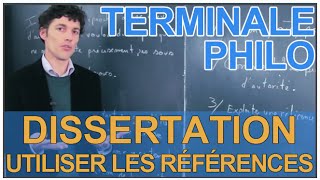 Dissertation  utiliser les références  Philosophie  Terminale  Les Bons Profs [upl. by Bergess]