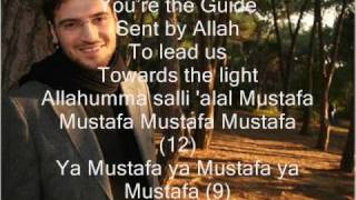 sami yusuf  ya mustafa lyrics [upl. by Dnalrag801]