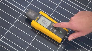 How to measure irradiance with the Fluke Solar Irradiance Meter [upl. by Yenaj]