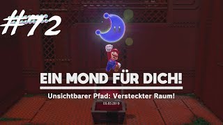 Forstland Mond 72 Unsichtbarer Pfad Versteckter Raum Super Mario Odyssey [upl. by Suruat]