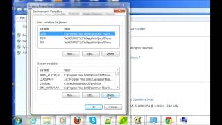 Add Path in Windows 7 tutorial [upl. by Jordain]