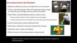 Controlling Microbial Growth Other Forms of Physical Control [upl. by Shiroma481]