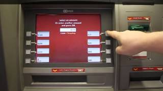 Using a bank machine ATM to make a withdrawal [upl. by Isayg634]