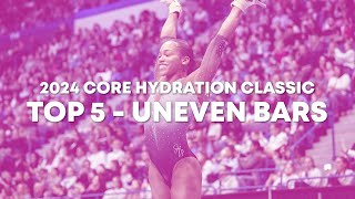 Top 5 Routines  Uneven Bars  Senior Women  2024 Core Hydration Classic [upl. by Fiester]