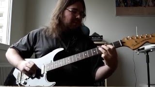 Frank Zappa  Muffin Man  guitar coverimprovisation [upl. by Cristiano]