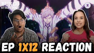 The LEADER is HERE  Bungo Stray Dogs S1 Episode 12 Reaction  1x12 [upl. by Eed810]