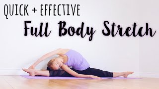 Quick 5 Minute Full Body Stretch [upl. by Kcirdneh]