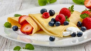 Classic French Crepes A StepbyStep Guide  Easy Recipes Hub [upl. by Wj]