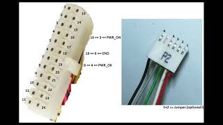 HP EliteDesk 800 G1 Big Tower TWR Power Supply ATX 24Pin to Small HP 6Pin  DIY [upl. by Siahc]