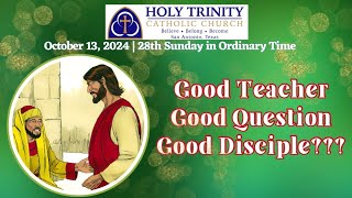 Fr Praveen Lakkisetti  Holy Trinity Catholic Church  28th Sunday in Ordinary Time  Year B HD 10 [upl. by Ricoriki]